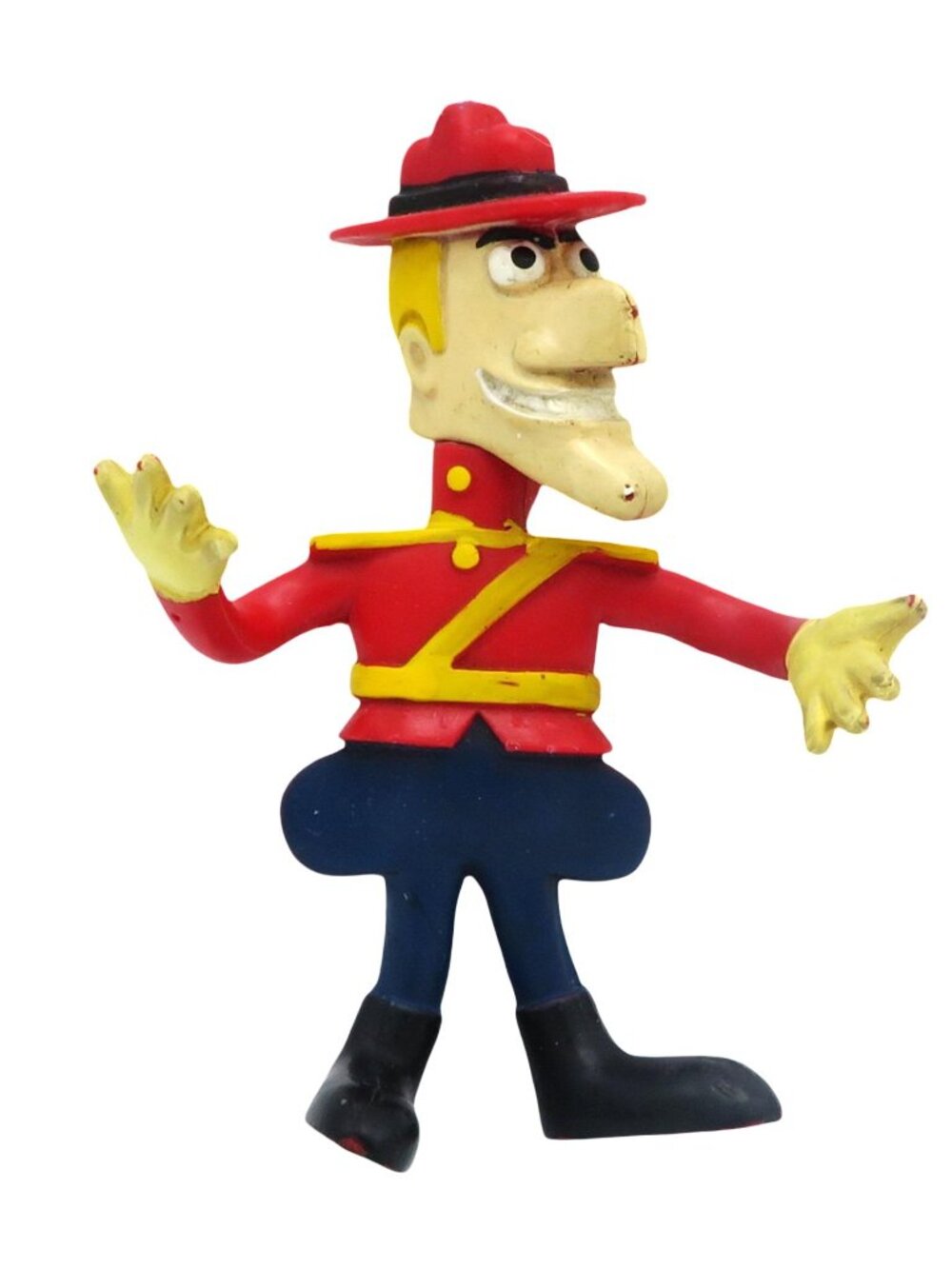 Vintage 1972 Wham-O Jay Ward Dudley Do-Right Bendable Action Figure